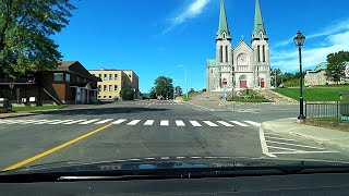 V104 Driving in Edmundston NB Canada Aug 2022 [upl. by Liborio]