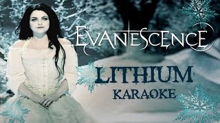 Evanescence  Lithium Instrumental karaoke [upl. by Eillim56]