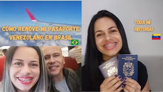 COMO RENOVE MI PASAPORTE VENEZOLANO EN BRASILIA ¡Toda mí Historiaquot [upl. by Torto]