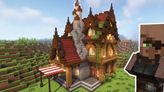 Minecraft  How to build Medieval House Weaponsmith  Minecraft Tutorial [upl. by Achorn]