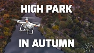 High Park Toronto in Autumn  Aerial drone video  Ontaerial [upl. by Enitsua]