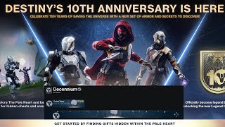 Destiny 2 10th Anniversary LEAKS BRAND NEW EMBLEM [upl. by Braynard]