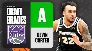 Devin Carter Selected No 13 Overall By Sacramento Kings I 2024 NBA Draft Grades I CBS Sports [upl. by Merp]