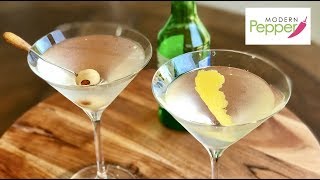 How To Make Soju Martinis 소주 마티니 칵테일 Up w a Twist amp Dirty Refreshing Taste  Modern Pepper 20 [upl. by Amorete]