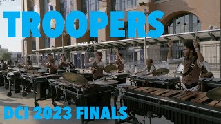 2023 Troopers  DCI Finals  Front Ensemble [upl. by Ynar472]