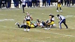 Ryan Clarks hit on Willis McGahee [upl. by Agretha280]