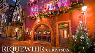 RIQUEWIHR 🇫🇷 🎄The Most Fairytale Christmas Experience In Alsace France 4K  Captions [upl. by Nayar]