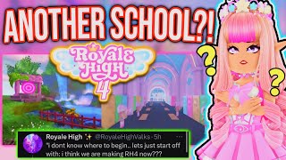 ROYALE HIGH ANNOUNCED CAMPUS 4 WHAT ABOUT CAMPUS 3 We are ALL Confused [upl. by Elbertina202]