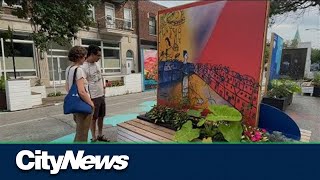 Artworks from three Villeray artists on display in open air museum [upl. by Caril409]