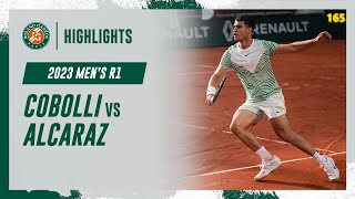 Alcaraz vs Cobolli Round 1 Highlights  RolandGarros 2023 [upl. by Cagle938]