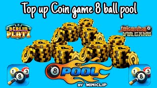 Top up coin 8 ball pool  jual coin game 8 ball pool murah terbaru 2024 [upl. by Saree]