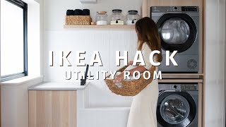 We Finished Our Utility  AN IKEA HACK [upl. by Nevyar]