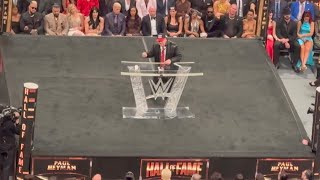 Paul Heyman Full Speech  WWE Hall of Fame 4524 [upl. by Egduj155]