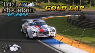 GT7 v149  Roadster Shop Rampage  Trial Mountain Reverse TT  First Gold Lap 4K [upl. by Nylecaj327]