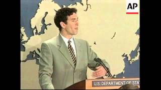 USA STATE DEPARTMENT NORTH KOREA NUCLEAR PRESS CONFERENCE [upl. by Onitnelav]