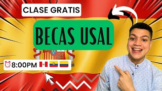 ✅Cómo aplicar a las becas USAL  La mejores becas para ESTUDIAR EN ESPAÑA 🇪🇸 [upl. by Ynaffit300]