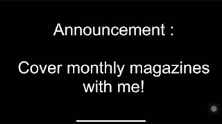 Announcement  Monthly Magazines on YouTube [upl. by Ennovy]