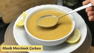 Klasik Mercimek Çorbası Kısa Anlatımlı  Naciye Kesici  Yemek Tarifleri [upl. by Hazem]