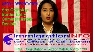 ABCDDEPORTATION  Immigration Lawyer Gail Seeram  Best Lawyer  GailLaw [upl. by Trellas]