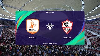 Pharco FC vs Zamalek 03072024 Egyptian Premier League PES 2021 [upl. by Uria]