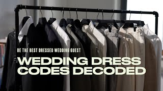 Wedding Dress Codes Decoded  Wedding Outfit Ideas for Men [upl. by Adonis]