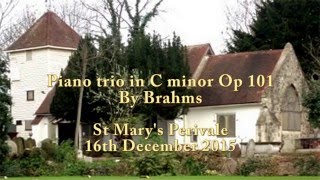 The Grier Trio play Brahms Piano trio in C minor Op 101 [upl. by Kerrin]