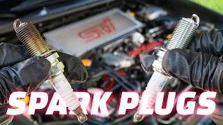 How to Change Spark Plugs  Subaru WRX STI [upl. by Ecnerwaled]