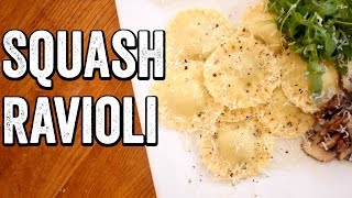 BUTTERNUT SQUASH RAVIOLI [upl. by Bartholemy]