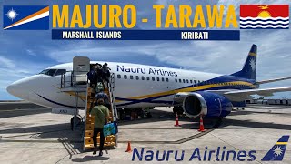 TRIPREPORT  Nauru Airlines ECONOMY  Boeing 737300  Majuro  Tarawa [upl. by Drislane]