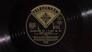 Mengelberg  Beethoven Symphony No 1  1938 [upl. by Abeh]