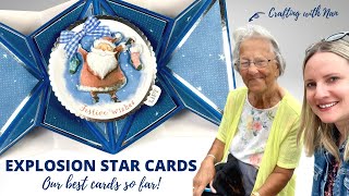 Star Explosion Cards  The Best Cards Weve Made Together So Far [upl. by Ehctav]