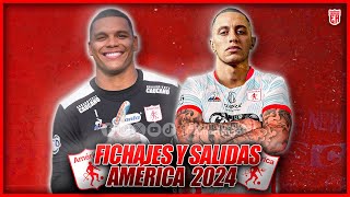 👹✅FICHAJES Y SALIDAS AMÉRICA DE CALI 2024 NICOLAS CAMPISI  JOEL GRATEROL NUEVO ARQUERO [upl. by Dieter]