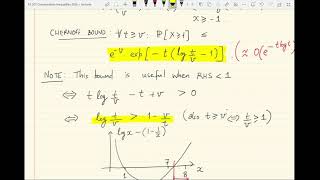 mod01lec03 Examples of Chernoff bound for common distributions [upl. by Ylatfen]