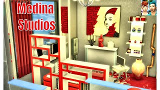 APARTMENT MAKEOVER  930 MEDINA STUDIOS  CC  The Sims 4  Stop Motion Build [upl. by Ahsad]