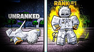 Going From Unranked To Rank 1 On Leaderboards In Roblox Strongest battlegrounds [upl. by Allrud]