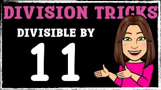 Divisible by 11  Division Tricks  Maths with Mrs B [upl. by Assen]