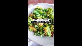 5 Ingredient Trader Joe’s Meal vegan  gluten free  easy [upl. by Ahsakal]