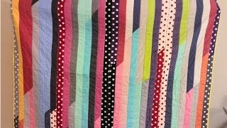 How to Make a Jelly Roll Quilt Top for beginners [upl. by Saffier690]