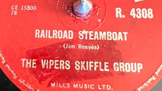 The Vipers Skiffle Group  Railroad Steamboat 78rpm [upl. by Glynias336]