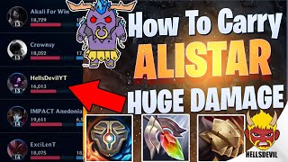 WILD RIFT  HOW TO CARRY AS ALISTAR HUGE DAMAGE  Alistar Gameplay  Guide amp Build [upl. by Bryn361]