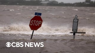 Tropical Storm Debby slams Florida with heavy rains flooding [upl. by Perzan925]