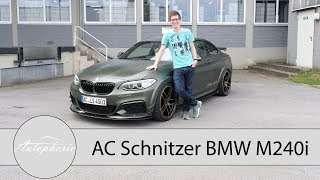 AC Schnitzer BMW M240i xDrive Test 400 PS  600 Nm inklusive SoundCheck  Autophorie [upl. by Aikemot]