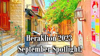 Experience the Charm of Heraklion Cretes Vibrant Heart in September 2023 [upl. by Ellerehs]