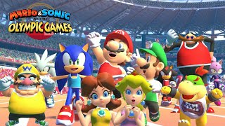 All Character 110m Hurdles Mario amp Sonic At The Olympic Games Tokyo 2020 110m Hurdles Gameplay [upl. by Almeeta830]