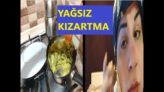 YAĞSIZ BİBER KIZARTMASI TARİFİ [upl. by Enirual]