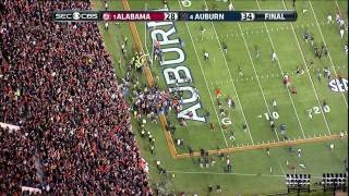 2013 Iron Bowl ending HIGH DEFINITION Auburn beats Alabama [upl. by Riamo]