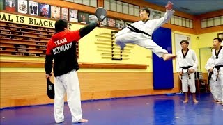 Taekwondo 360 540 600 720 Demonstration amp back flips [upl. by Ernst]