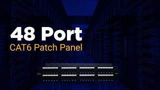 Step by step guide on how to install 48 port Cat6 patch panel 1u unshielded horizontal rack mount [upl. by Merete]