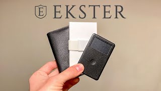 New Ekster Parliament Wallet and Aluminum Cardholder Wallet Review [upl. by Barbur446]