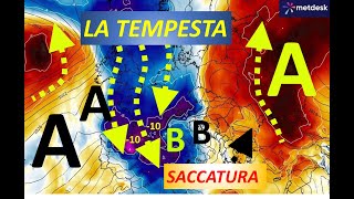 METEO  VIOLENTO PEGGIORAMENTO SU TUTTE LE REGIONI LESTATE CHIUDE DEFINITIVAMENTE NEVE SULLE ALPI [upl. by Ellerud566]